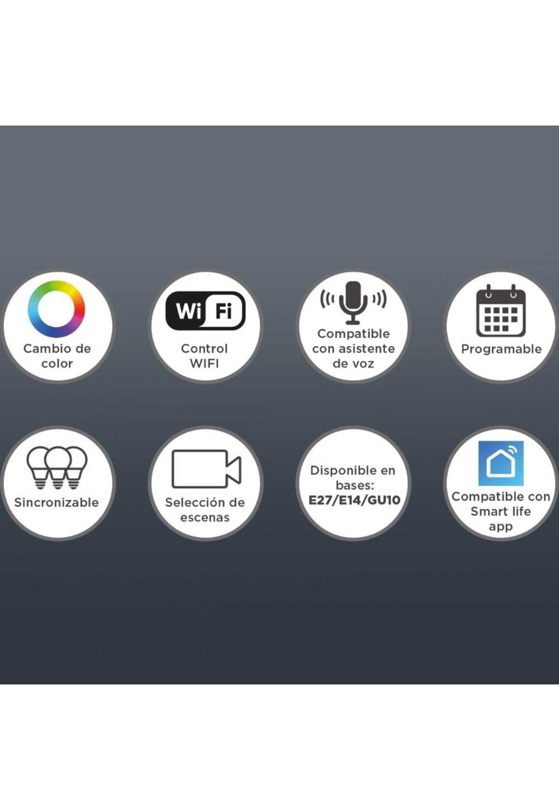 Ampolleta Led Smart Rgb G95 E27 Westinghouse-4