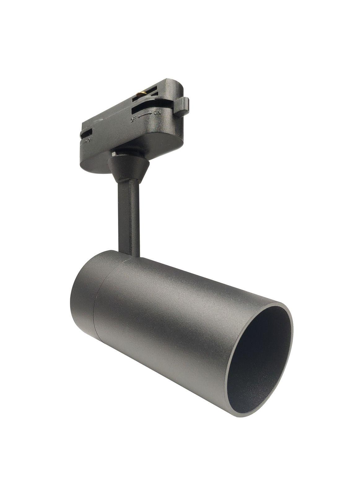 Foco Para Riel Monofasico Arsis Negro Mate-0