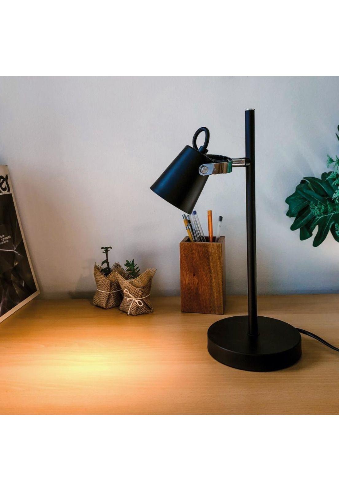 Lámpara De Escritorio Aurus Negro Mate-2