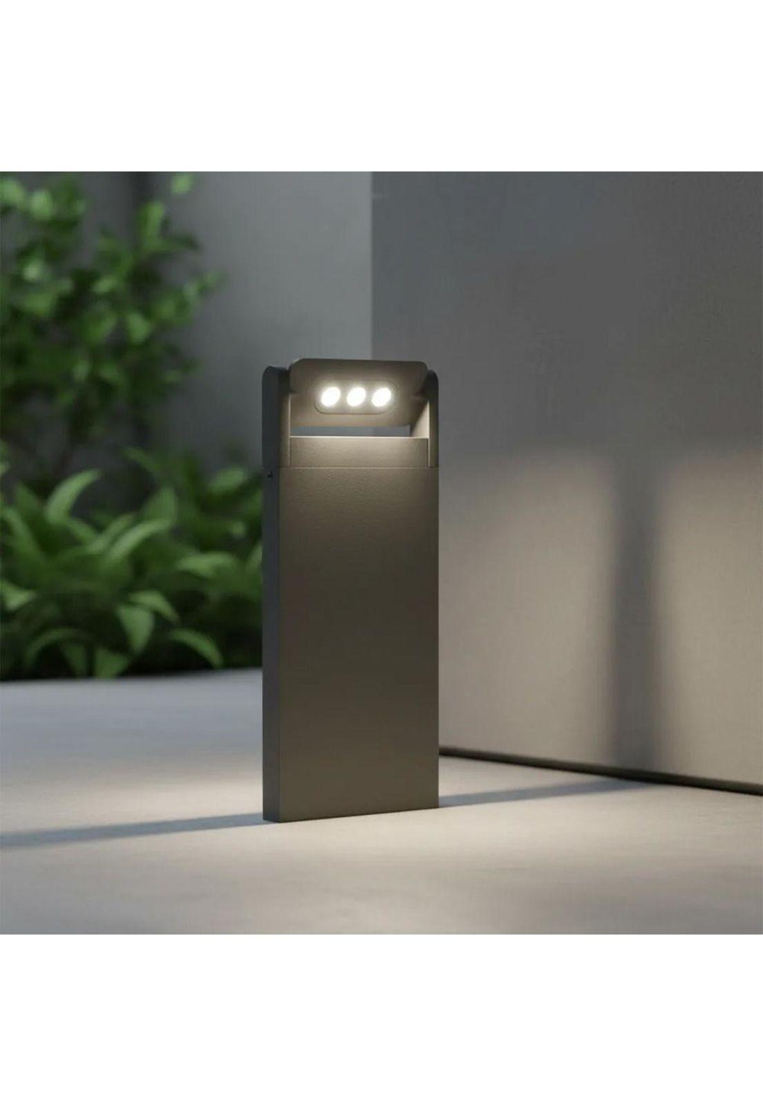 Poste Led 53cm Dirigible 9w Luz Blanco Neutro Lutec-2