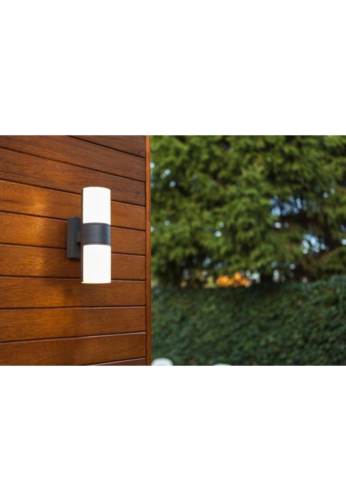Aplique Cyra 15w 2 Luces Luz Cálida Ip44 Negro Lutec-3