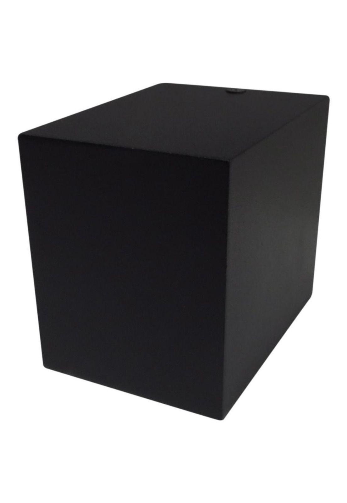 Aplique Hexos Unidireccional Aluminio Negro Ip44 Gu10-2