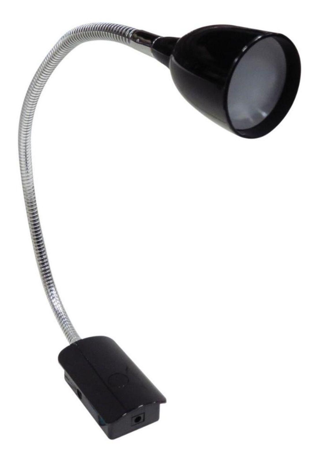 Lámpara Pared Led Tulip Negro 2,5w Luz Cálida-2