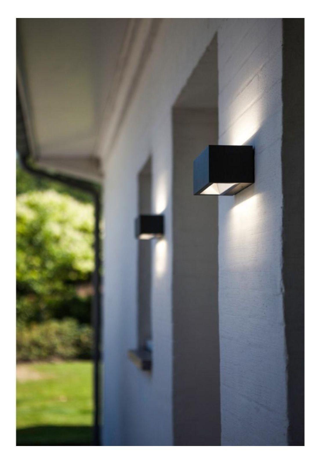 Aplique 1891m 20w Lutec 4000k Ip54 Grafito-2
