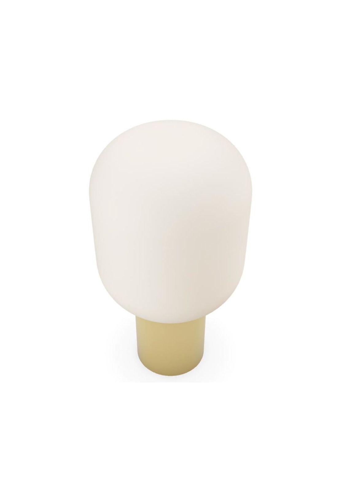 Lampara de Mesa Brooklyn Bronce Blanco-4