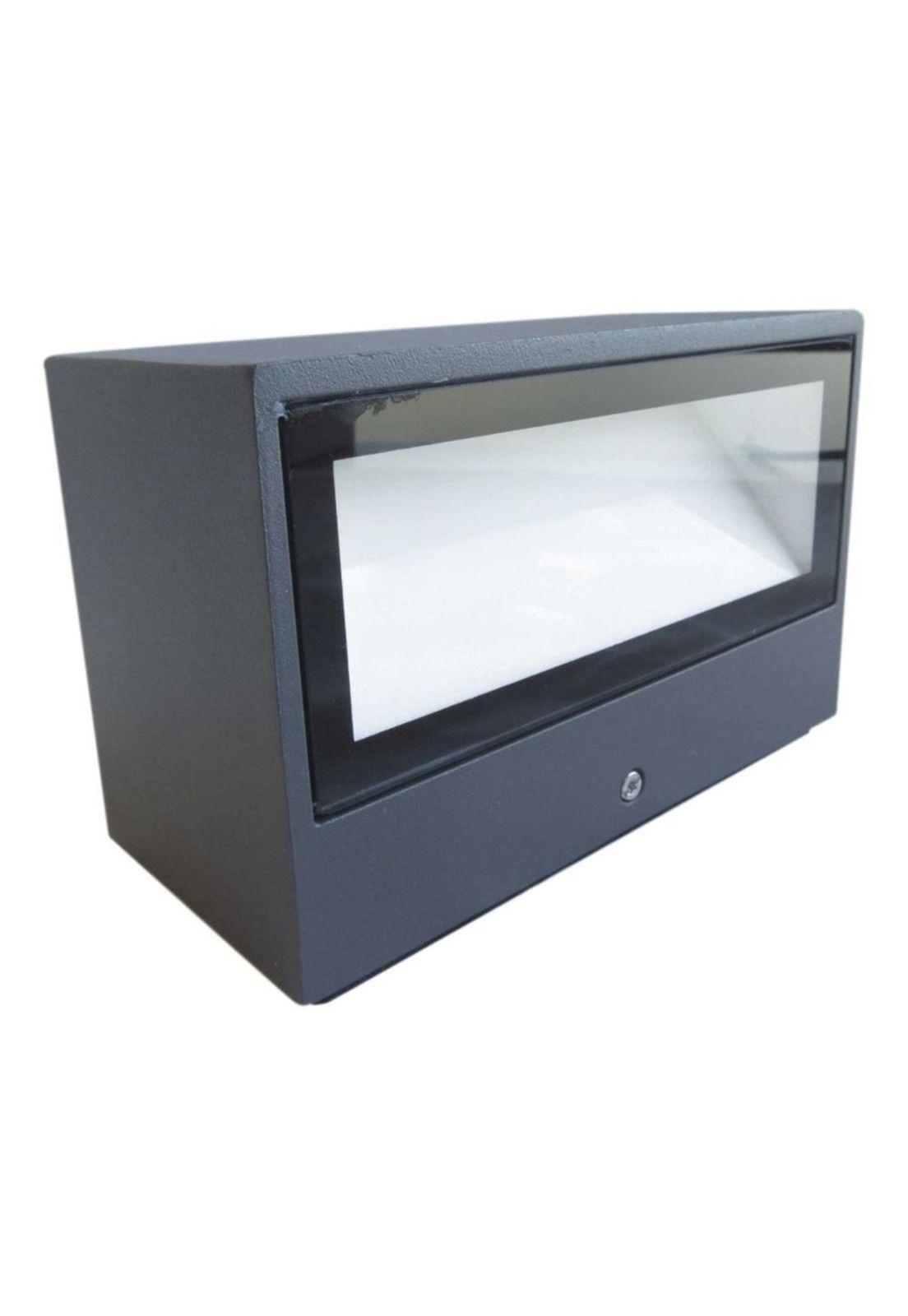 Aplique Led 9w Lutec Luz Cálida Grafito-0