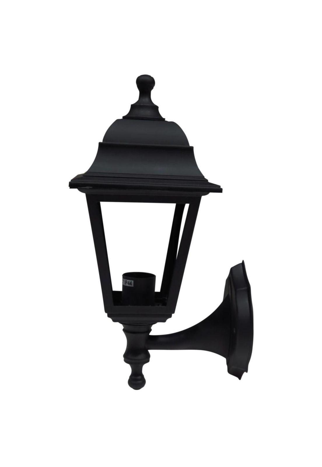 Farol A Muro Updown Sintético Negro Ip44 E27-5