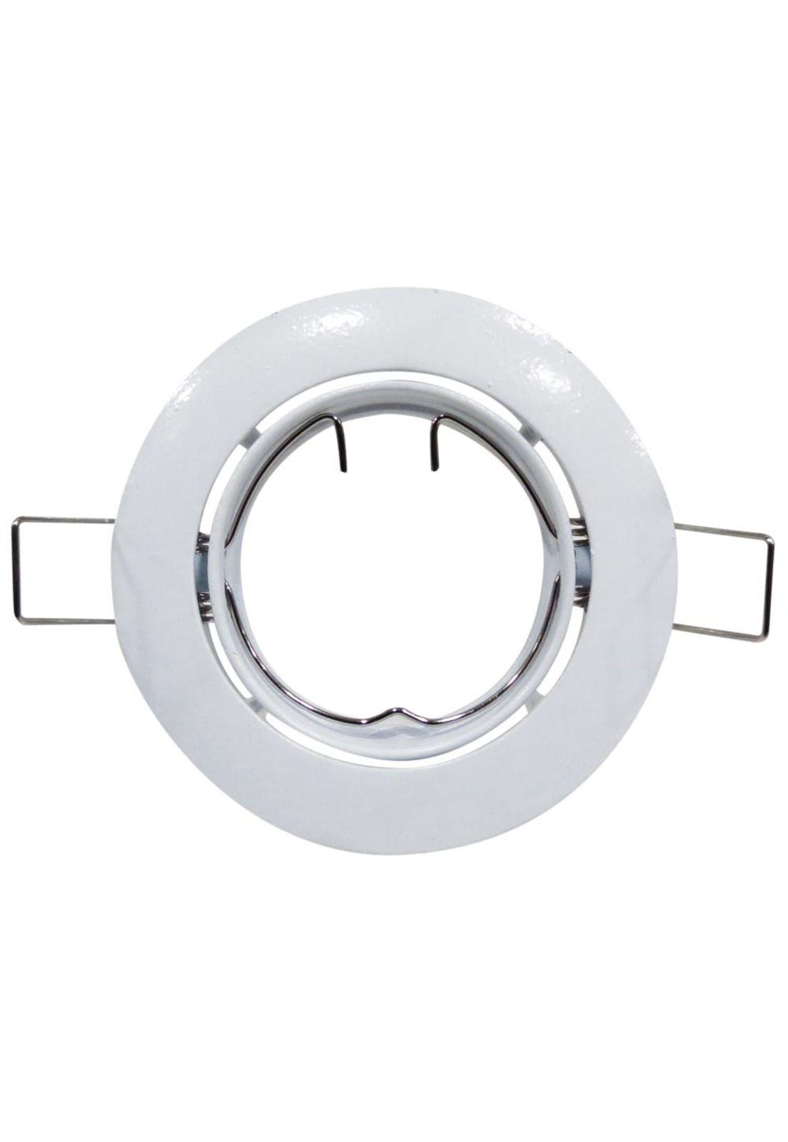 Foco Empotrado Aluminio Blanco Basculante-3