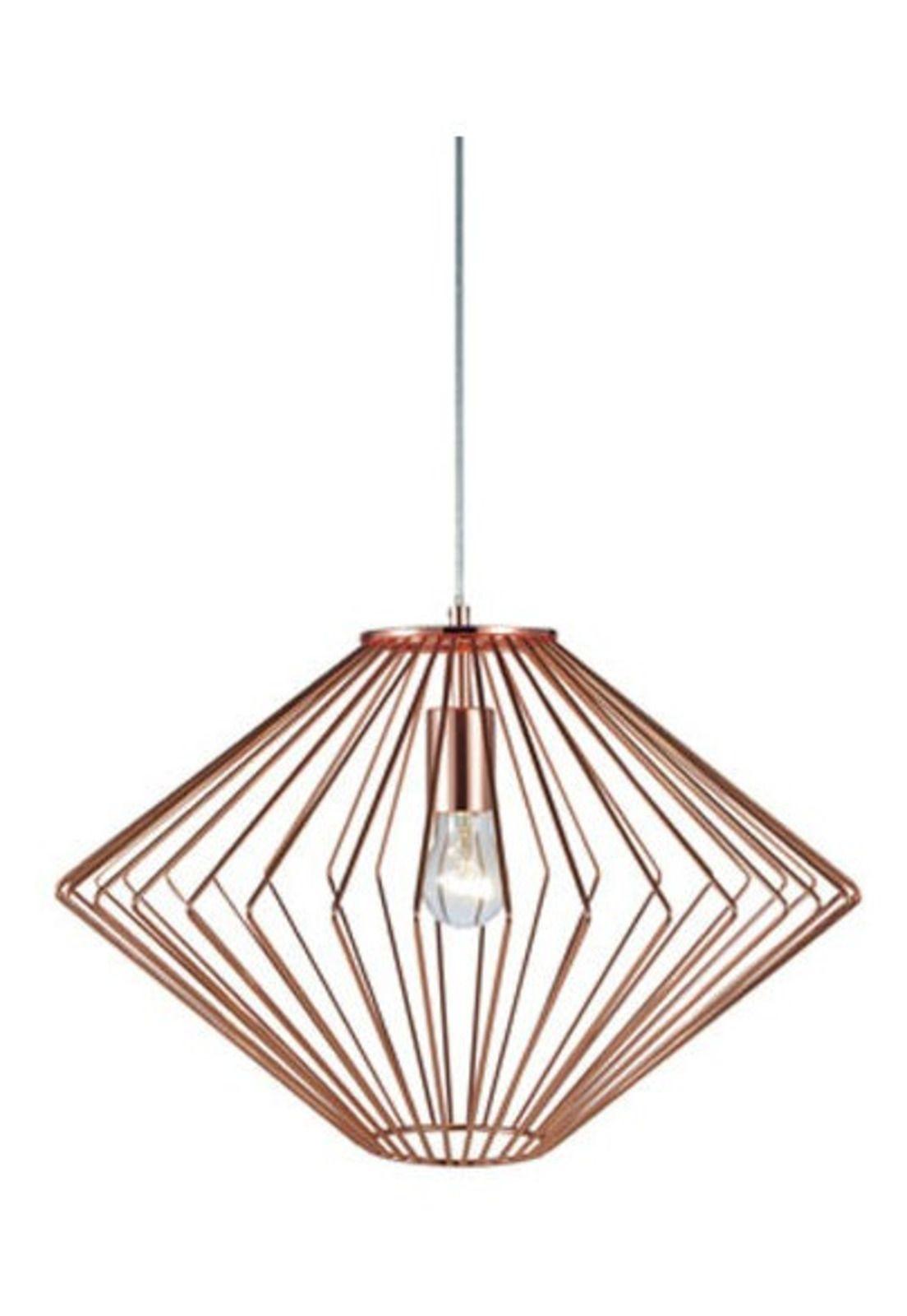 Lámpara Colgante Edge Cobre 1 Luz 48cm-0