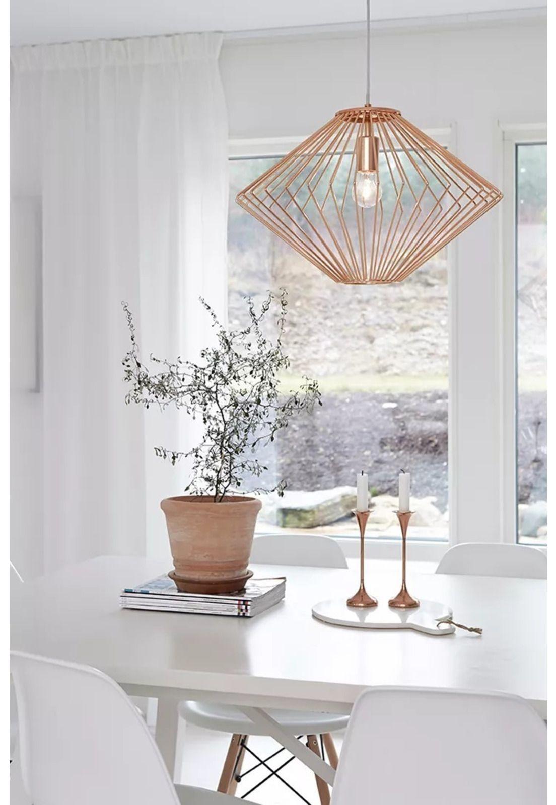 Lámpara Colgante Edge Cobre 1 Luz 48cm-1