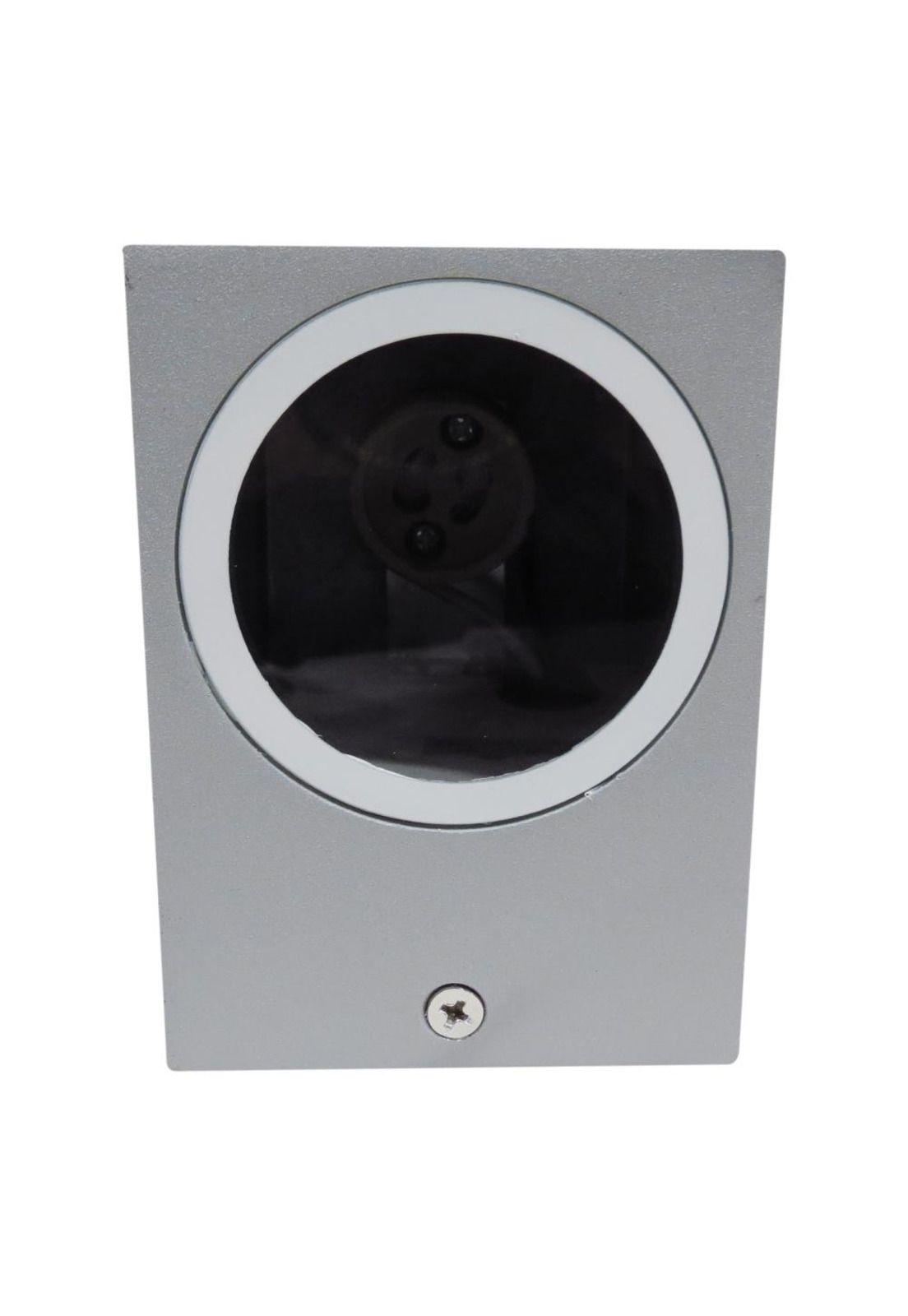 Aplique Hexos Unidireccional Aluminio Gris Ip44-3