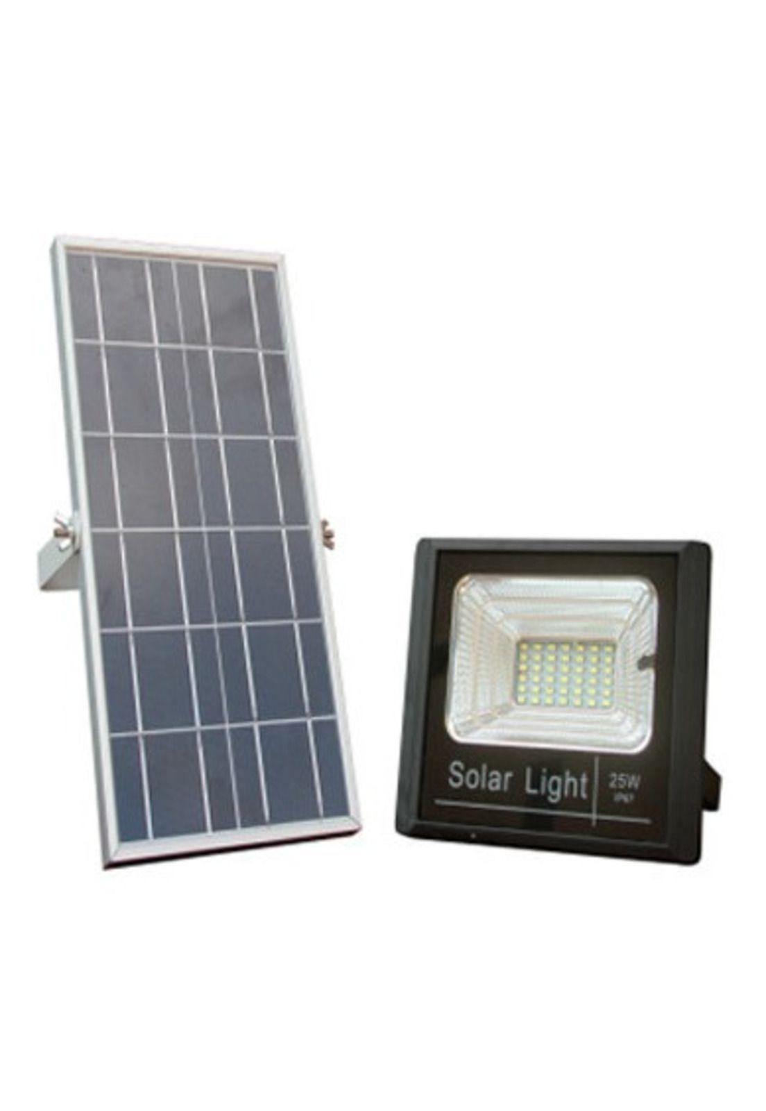 Luminaria Solar 25w Con Panel Solar Externo-0