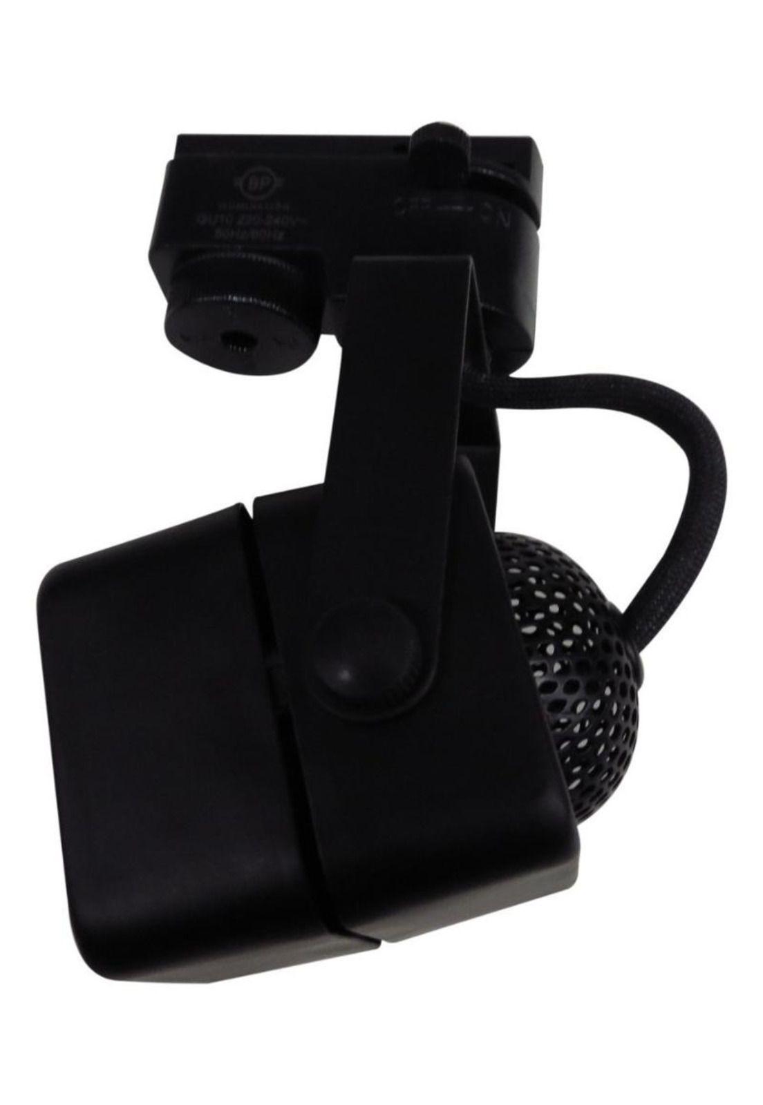 Foco Para Riel Vintage Cuadrado Negro-2