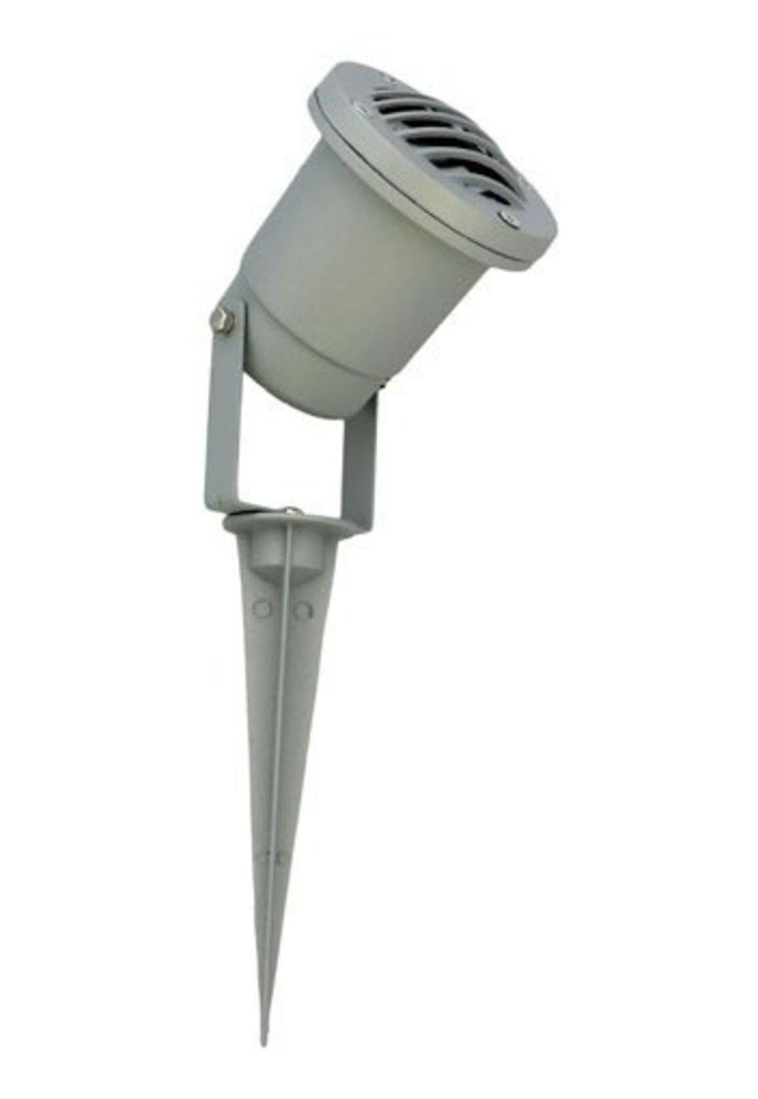 Estaca Gardenlux Gris Con Rejilla Gu10 Ip54-0