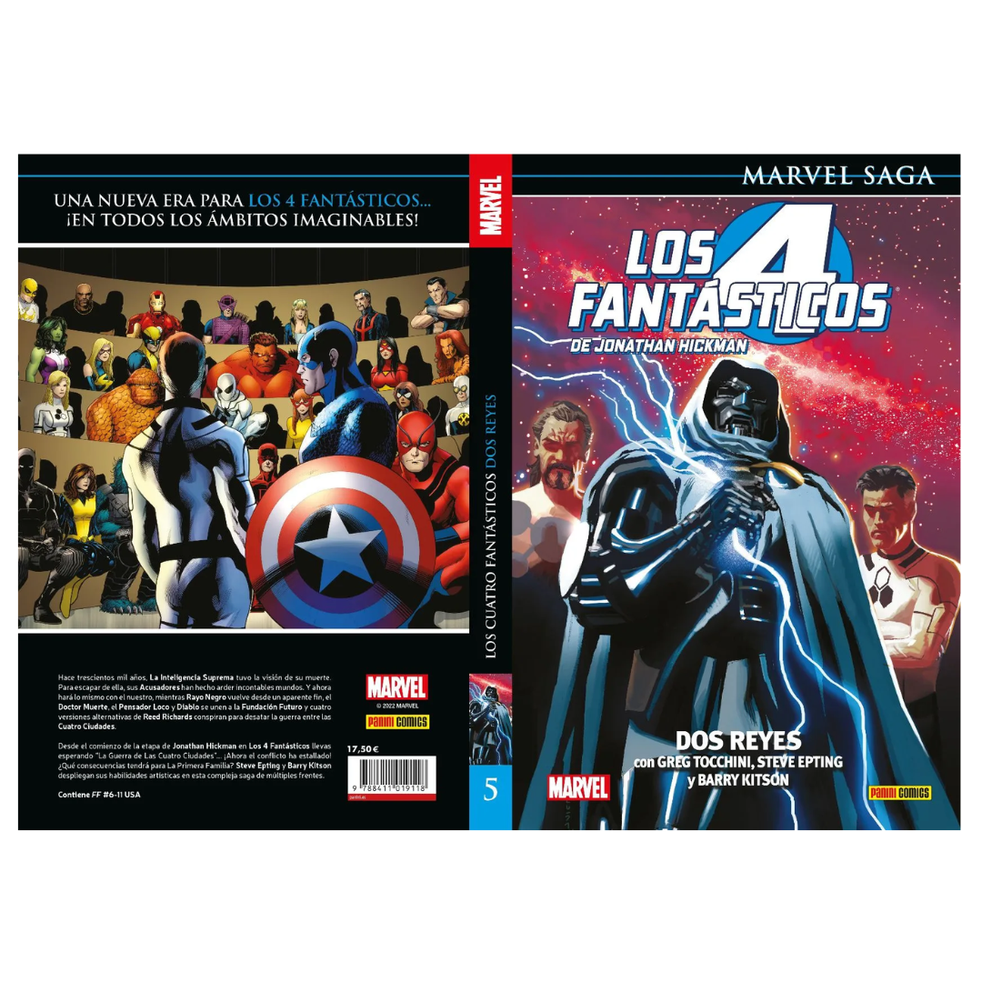 Marvel Saga - Los 4 Fantásticos De Jonathan Hickman N°5-1
