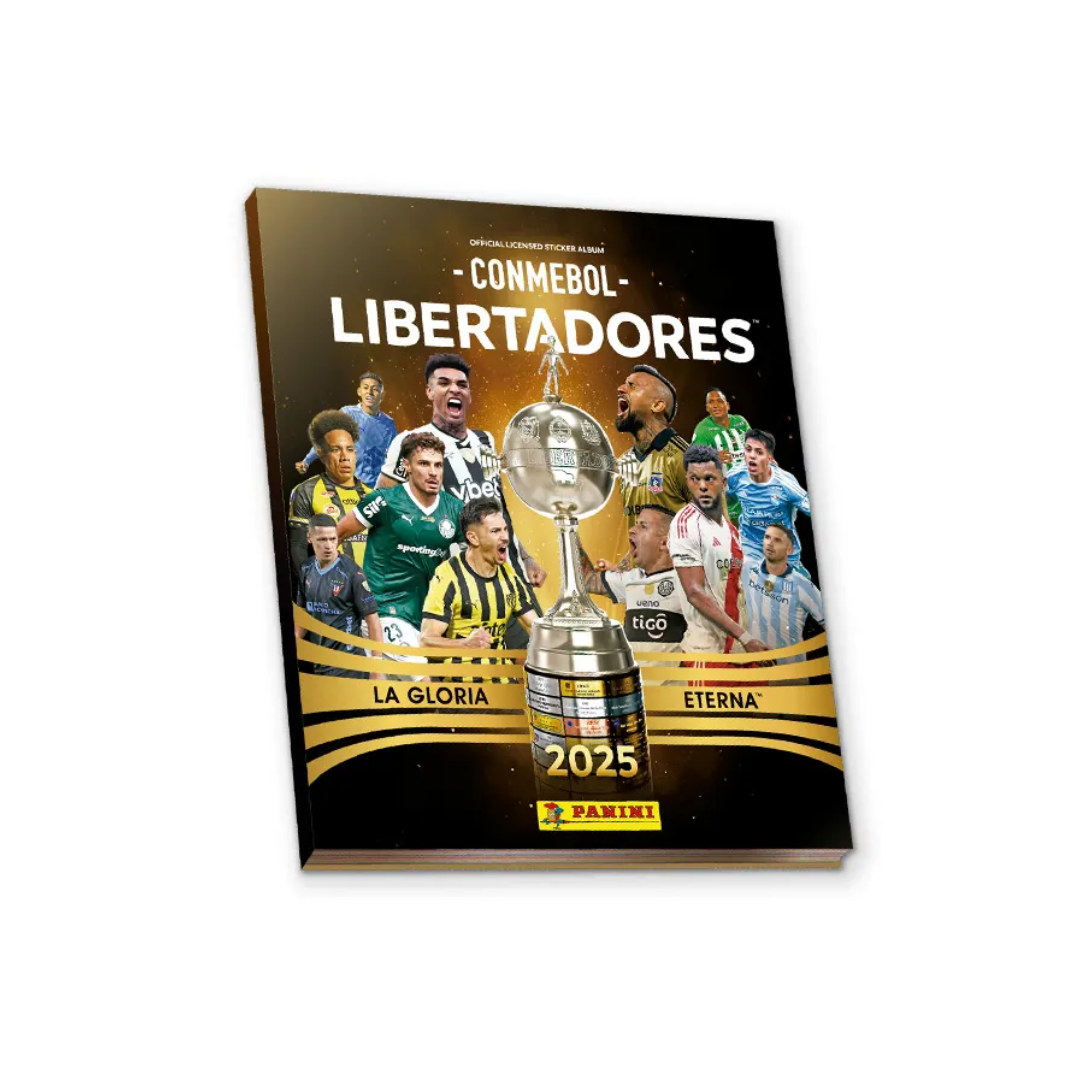 Pack Álbum Tapa Dura + 40 Sobres Copa Libertadores 2025-1