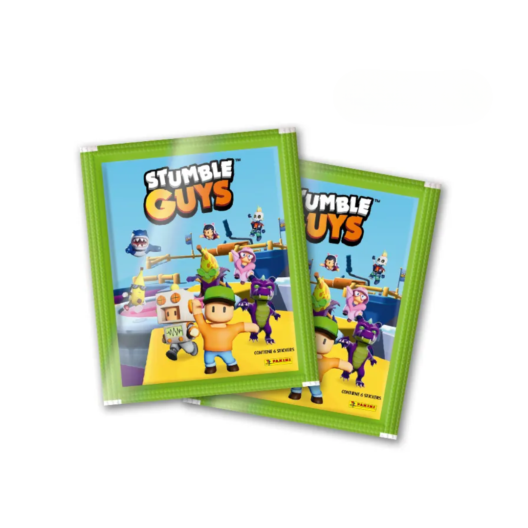 Pack 20 Sobres Stumble Guys ¡A Jugar!-0