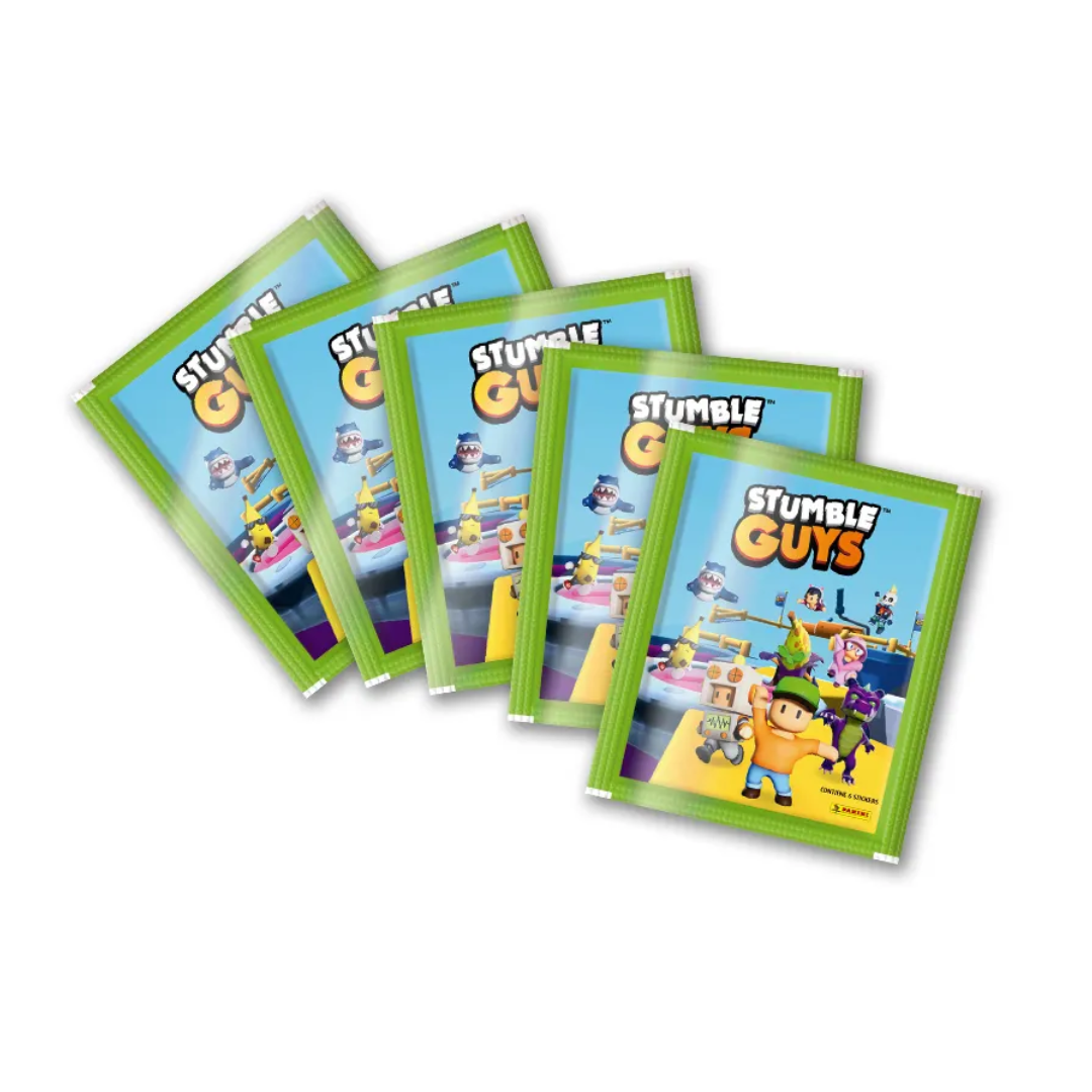Pack 20 Sobres Stumble Guys ¡A Jugar!-1