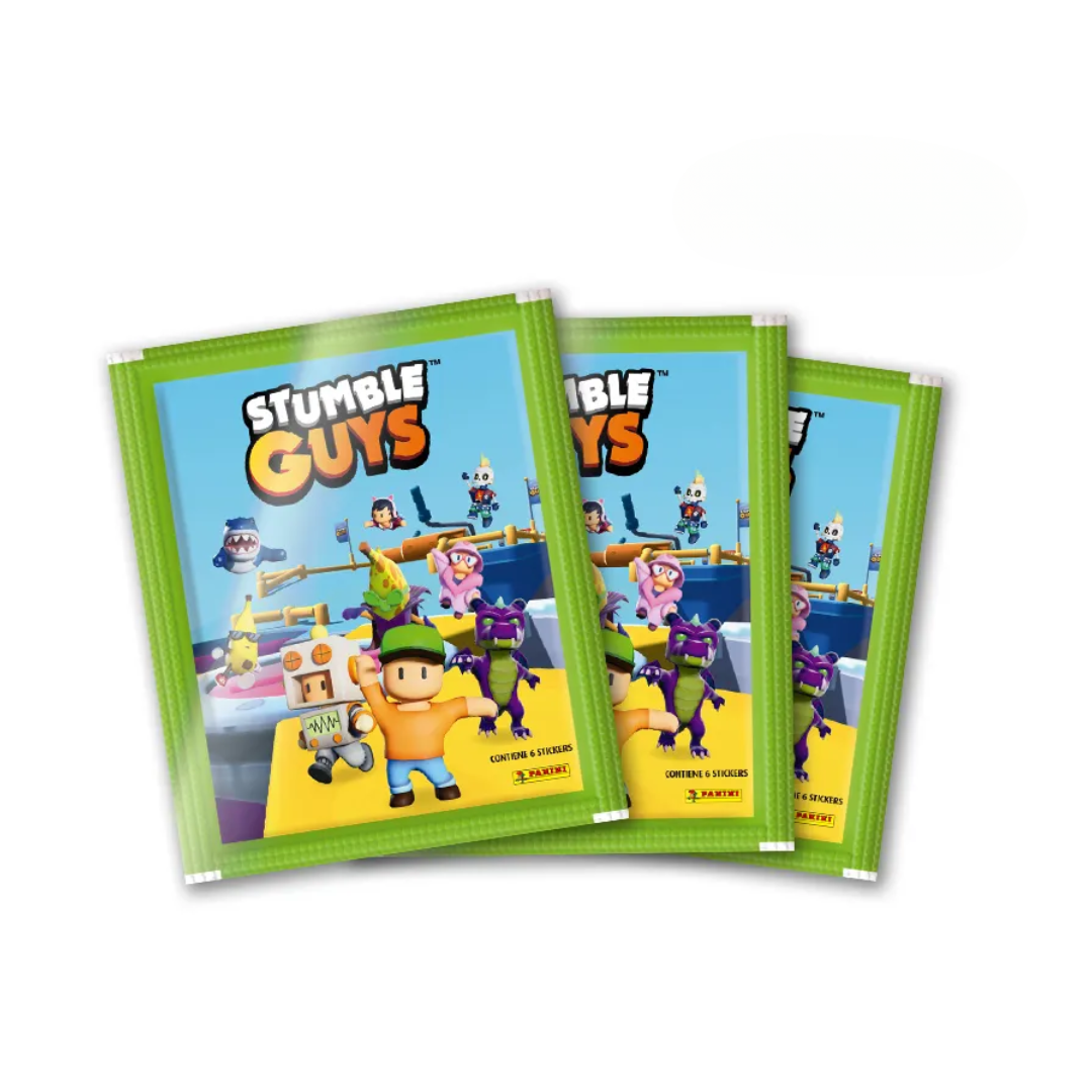 Pack 40 Sobres Stumble Guys ¡A Jugar!-0