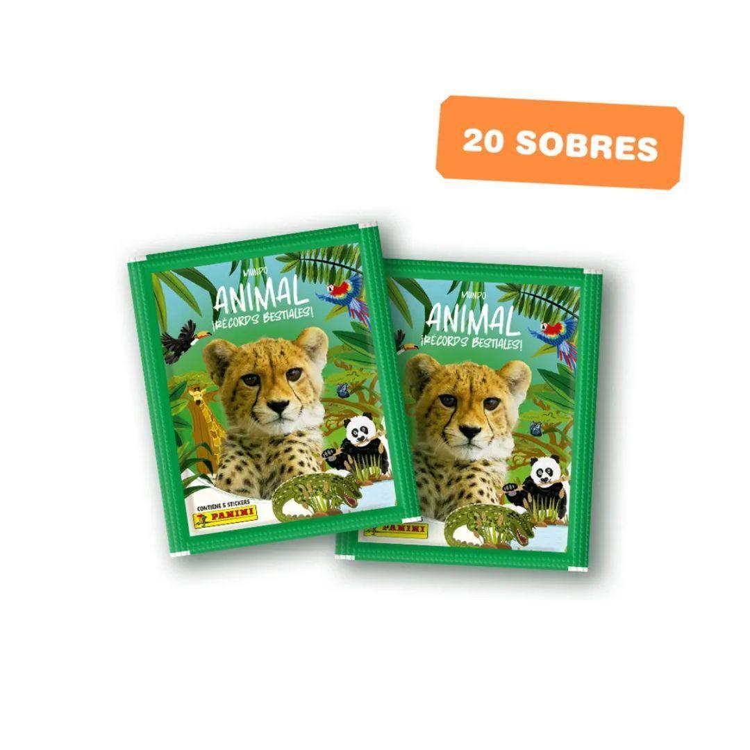 Pack El Mundo de los Animales (Álbum + 20 Sobres)-1