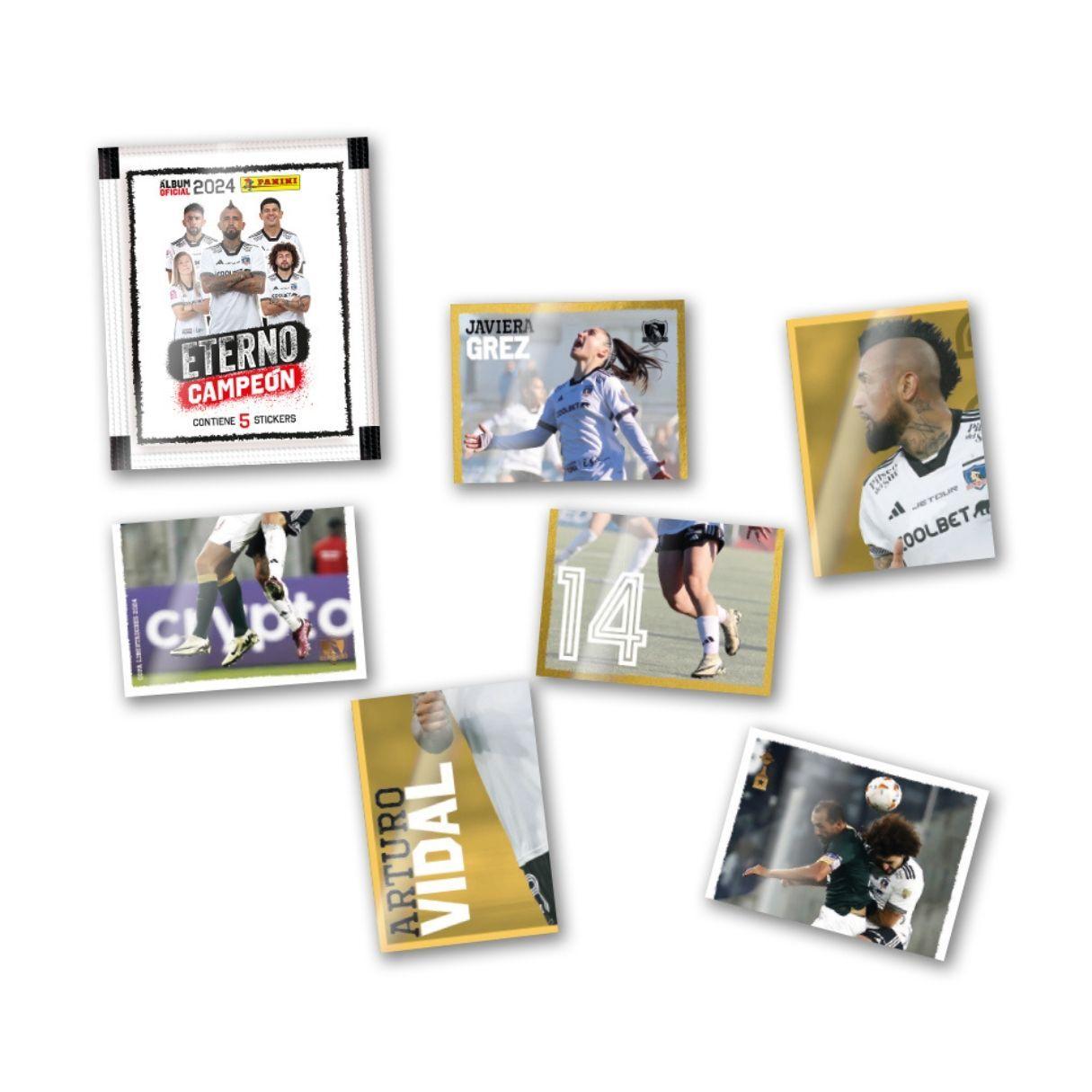 Pack 20 Sobres Álbum Colo Colo - Eterno Campeón-2