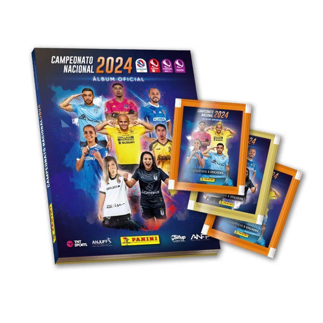 Pack Álbum Tapa Dura + 40 Sobres Campeonato Nacional 2024-0