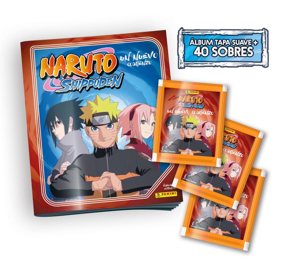 Pack Naruto Shippuden Un Nuevo Comienzo (Álbum + 40 Sobres)-0