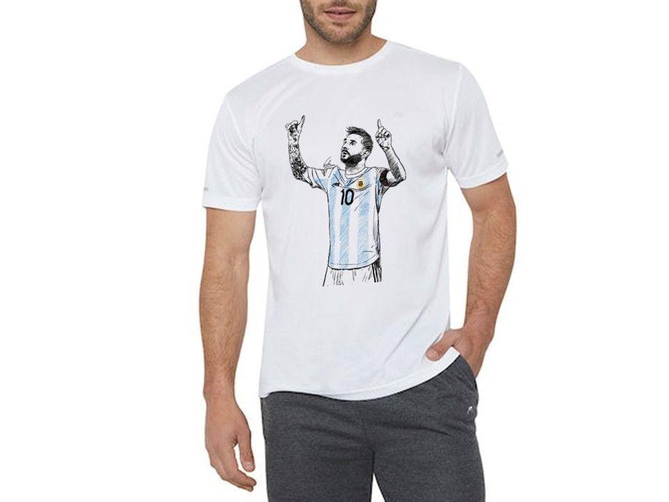 Poleras de hombre messi goat sublimado-0