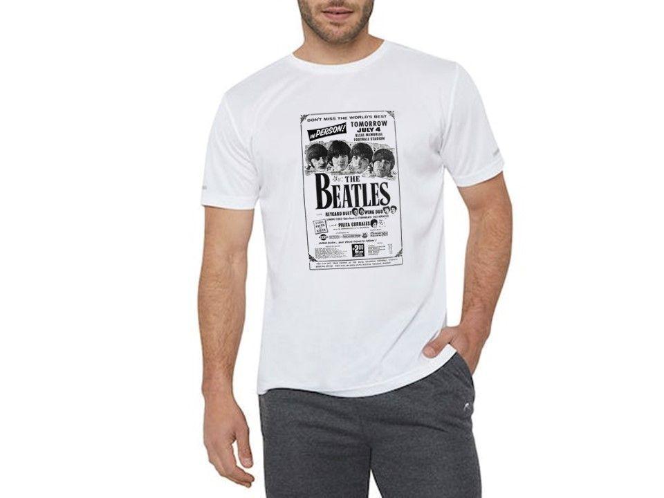 Poleras de hombre the beatles sublimado-0