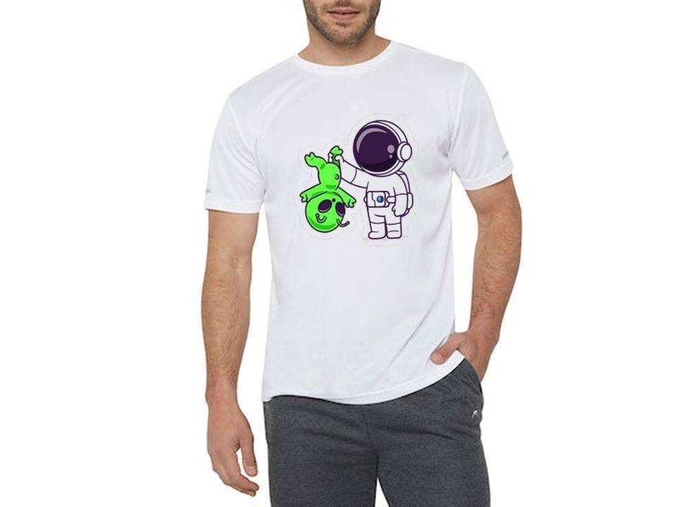 Poleras de hombre astronauta y marciano sublimado-0