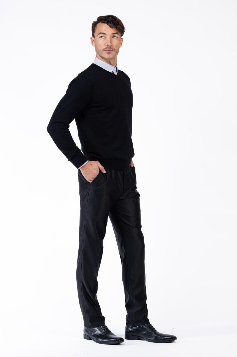 SWEATER CUELLO V M/L -2