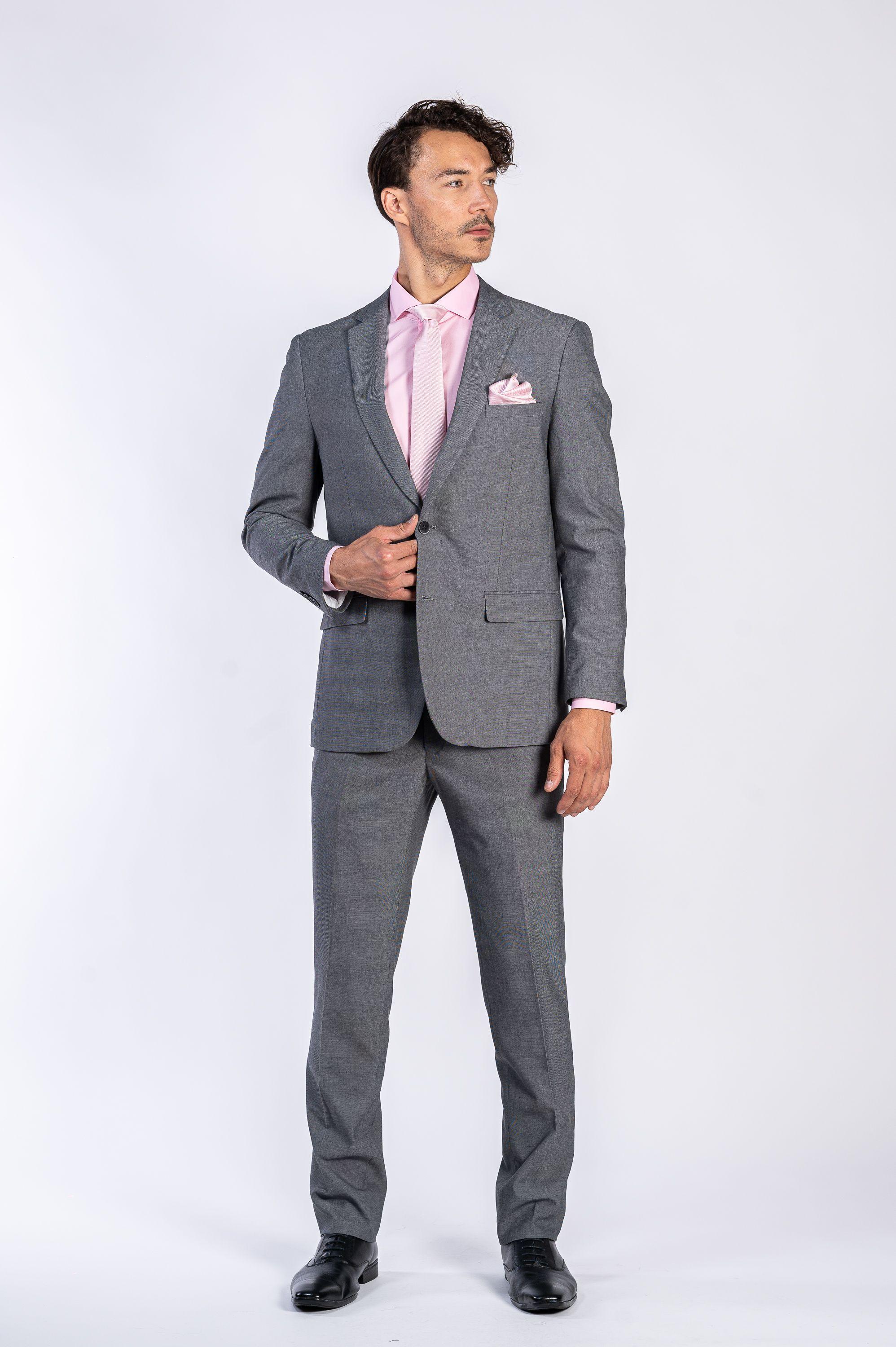 TRAJE HOMBRE FORMAL GRIS-0