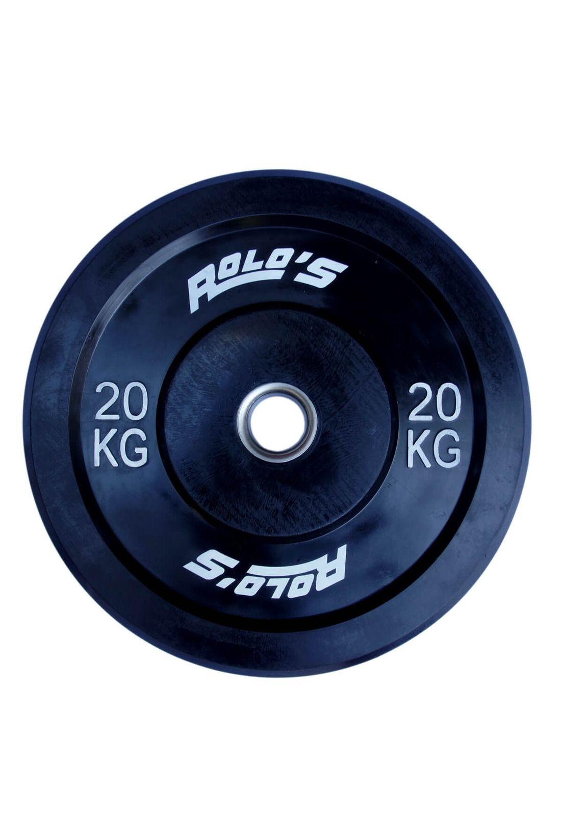 Disco Olímpico Bumper 20 Kg-0