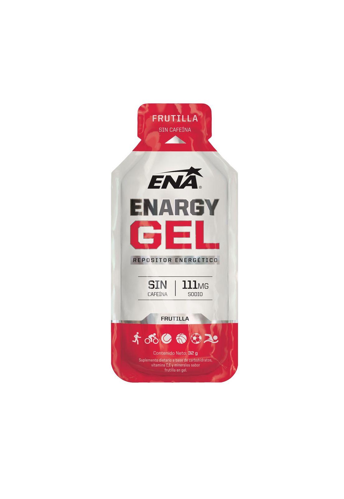 Gel Energético ENA 32 gr Frutilla Caja 12 Unidades-0