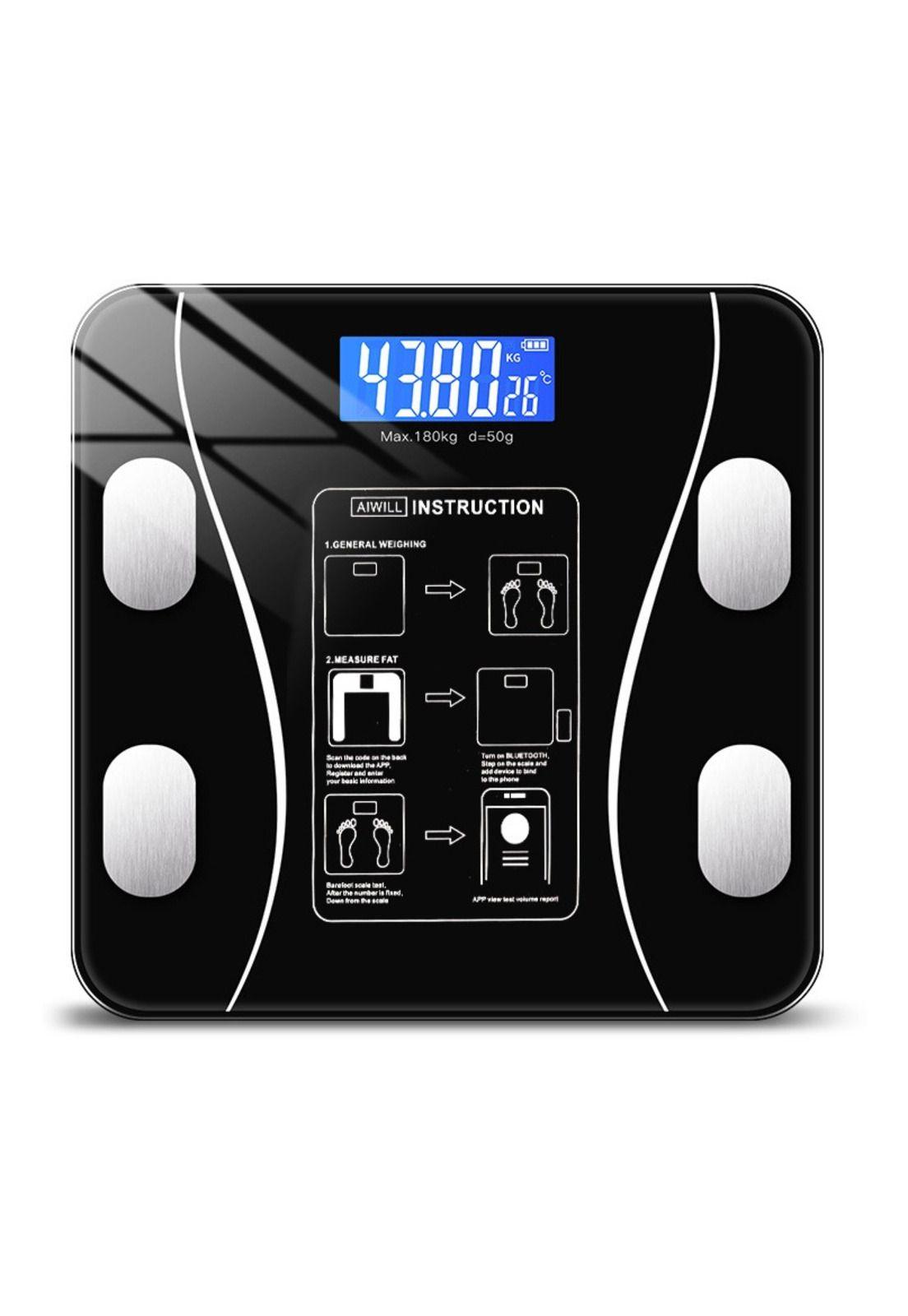Balanza Corporal Digital Smart Negra-0