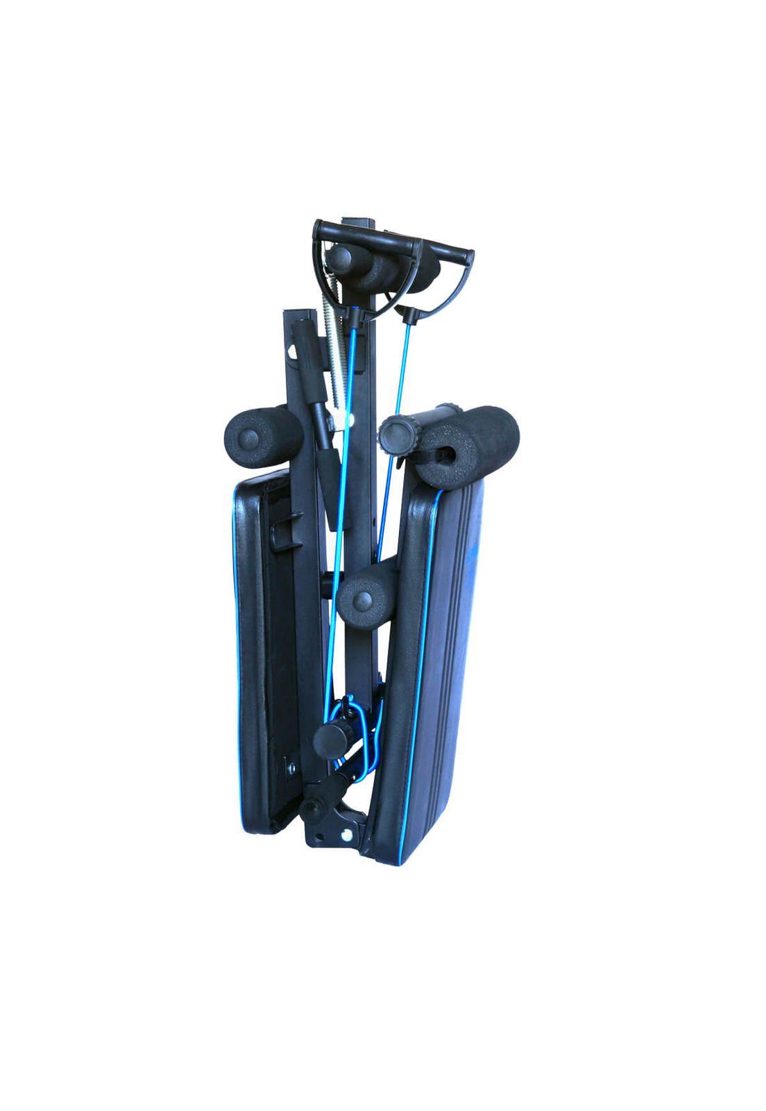 Banca Abdominales Multifuncional Plegable con Elásticos-1