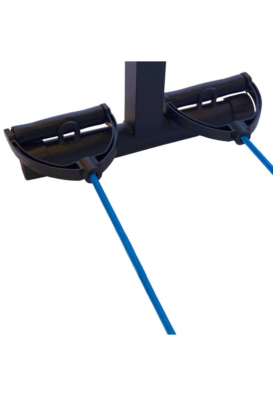 Banca Abdominales Multifuncional Plegable con Elásticos-2