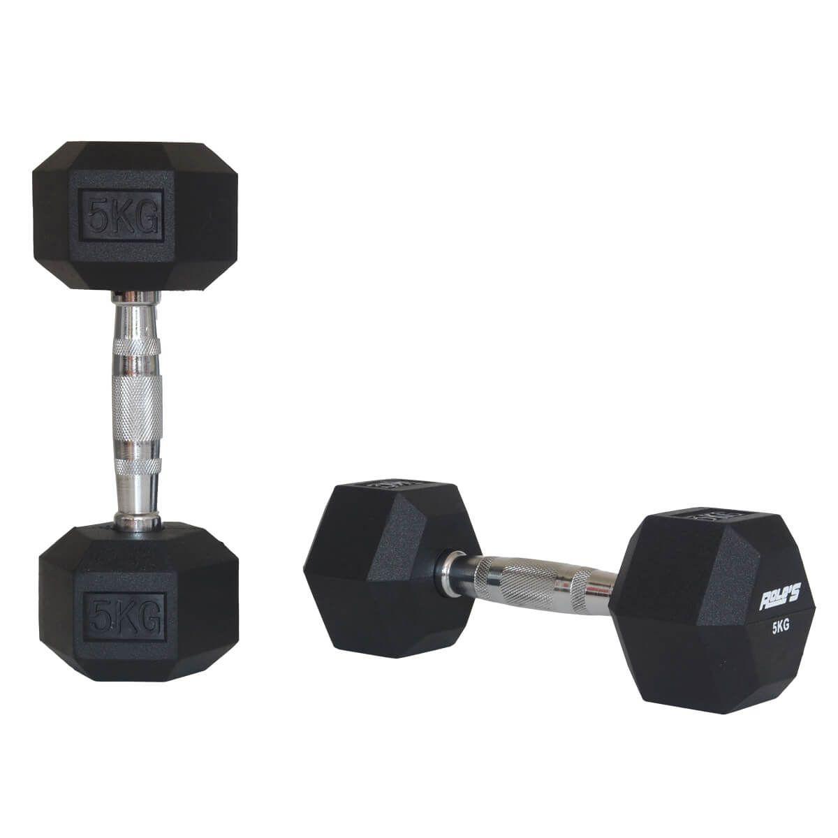 Mancuerna Hexagonal 5 Kg Par-0