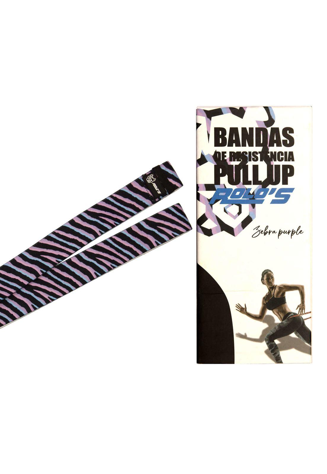 Banda de Resistencia Pull Up 150Lbs Morado Zebra-0