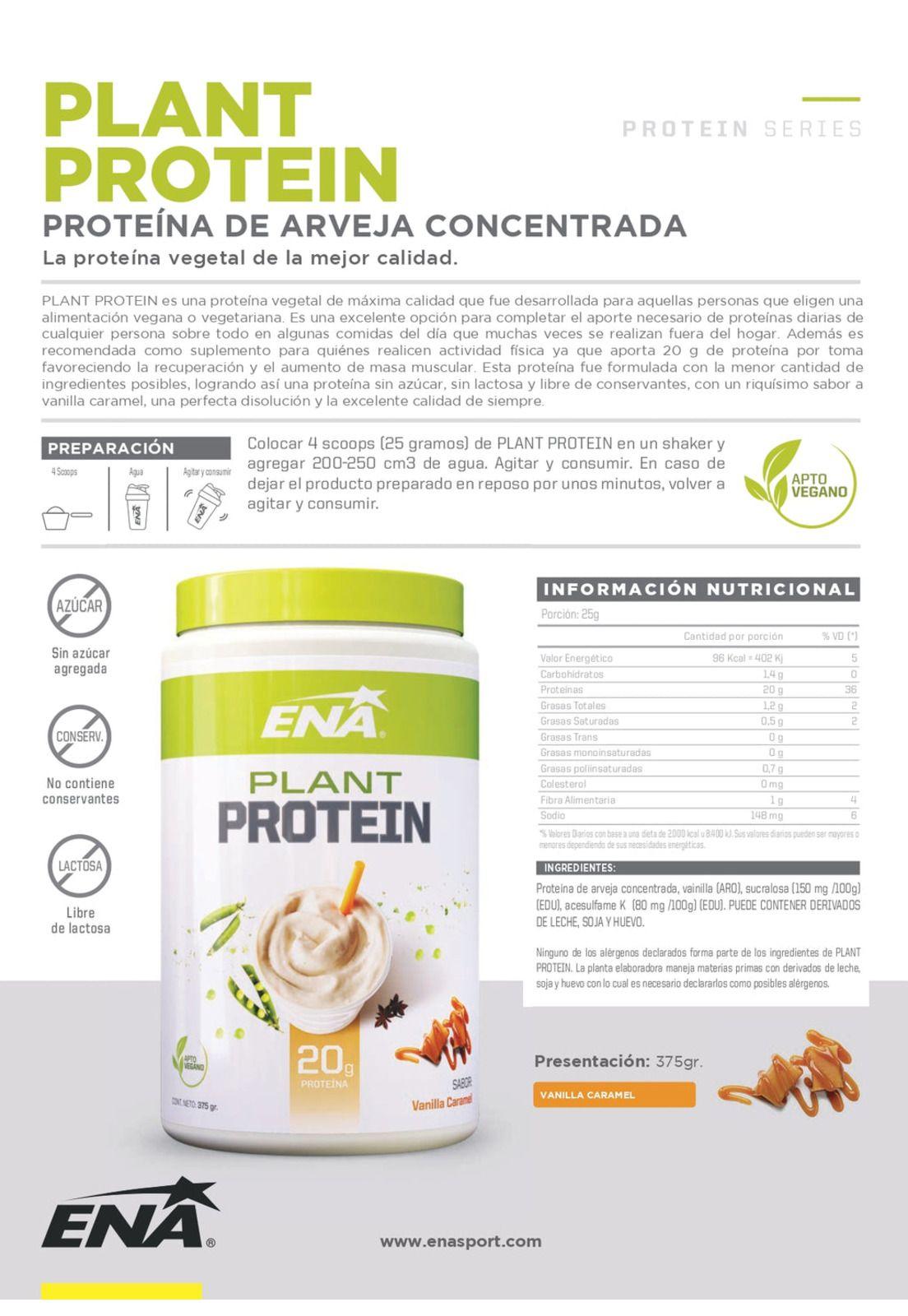 Proteína Plant Protein - Vainilla Caramel (375g)-1