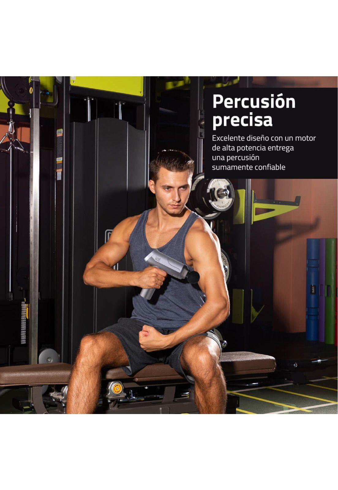 Masajeador Muscular 20 velocidades Plateado-5