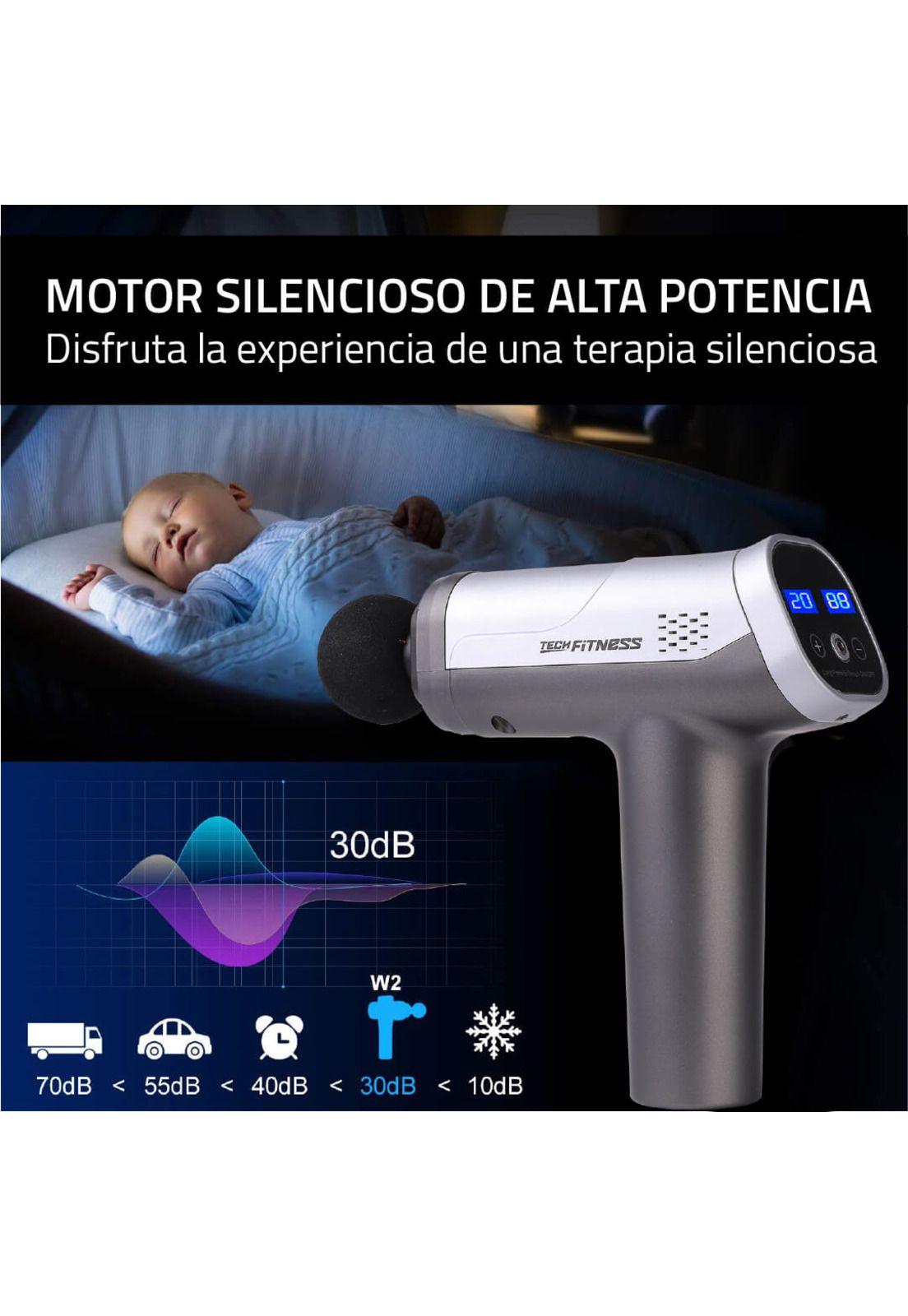 Masajeador Muscular 20 velocidades Plateado-6