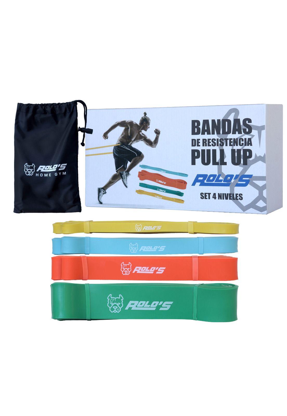 Bandas de Resistencia pull up Set 4 Niveles Colores-1