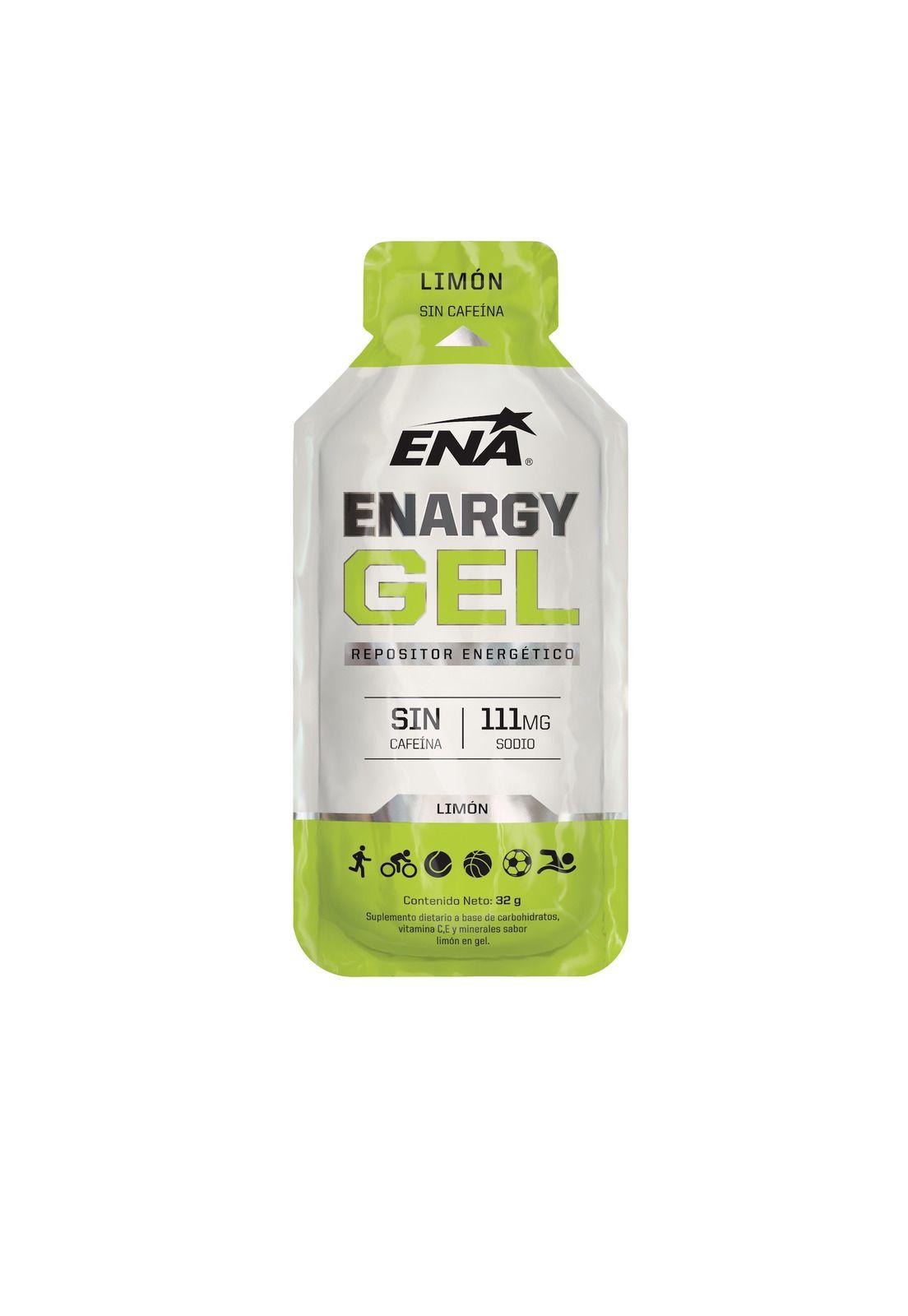 Gel Energético ENA 32 gr Limón Caja 6 Unidades-0
