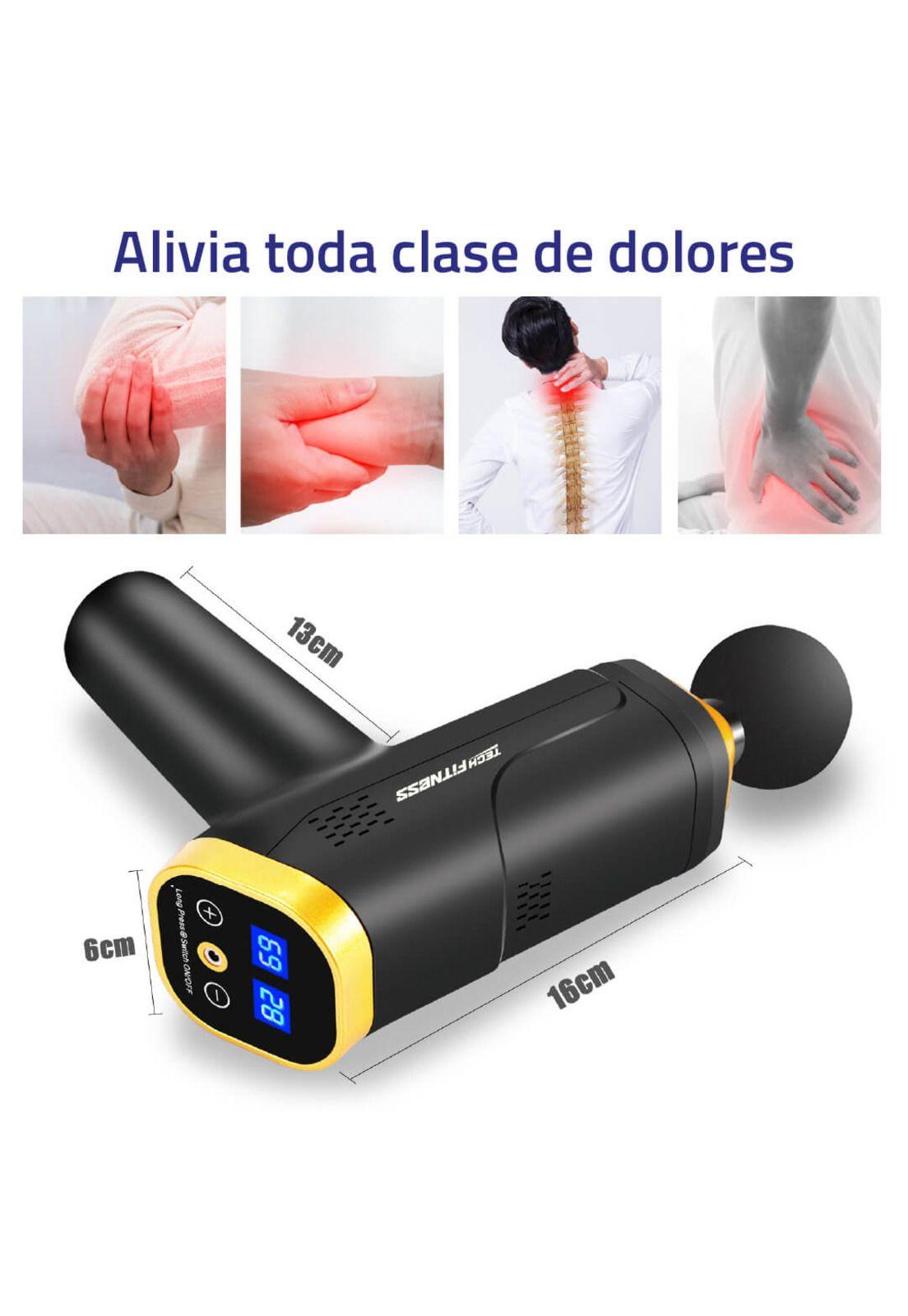 Masajeador Muscular 20 velocidades Negro/Dorado-2