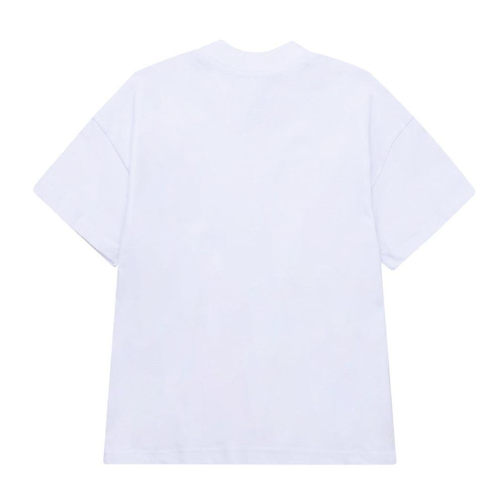 Polera blanca manga corta para niño-1