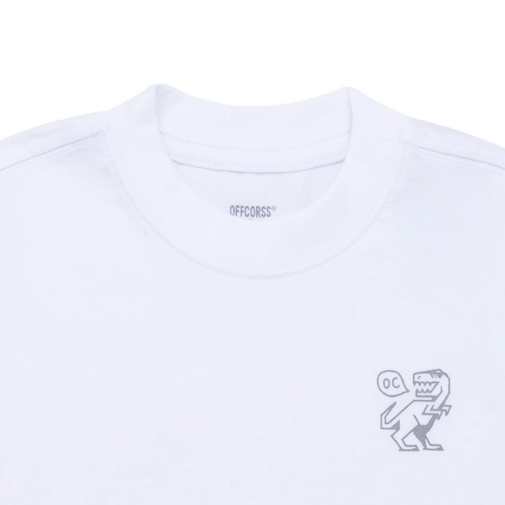 Polera blanca manga corta para niño-2