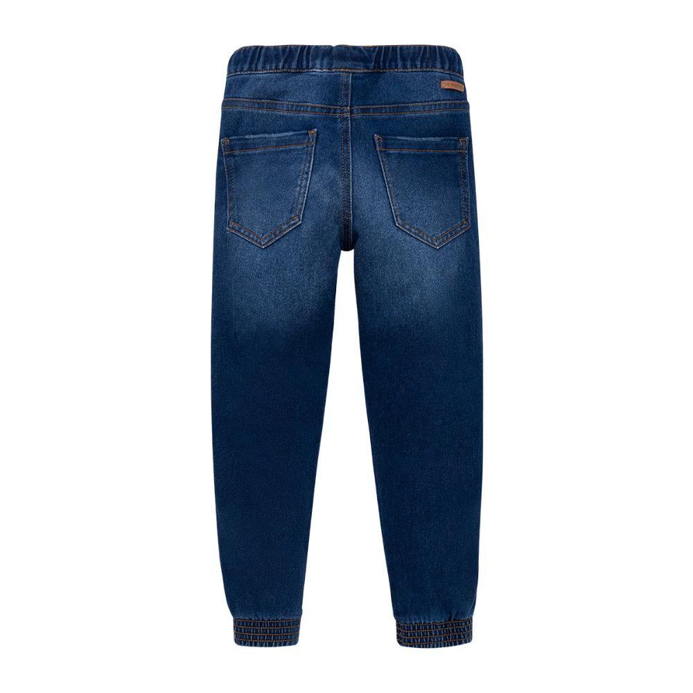 Pantalón jogger en Denim con bolsillos para bebé niño-1