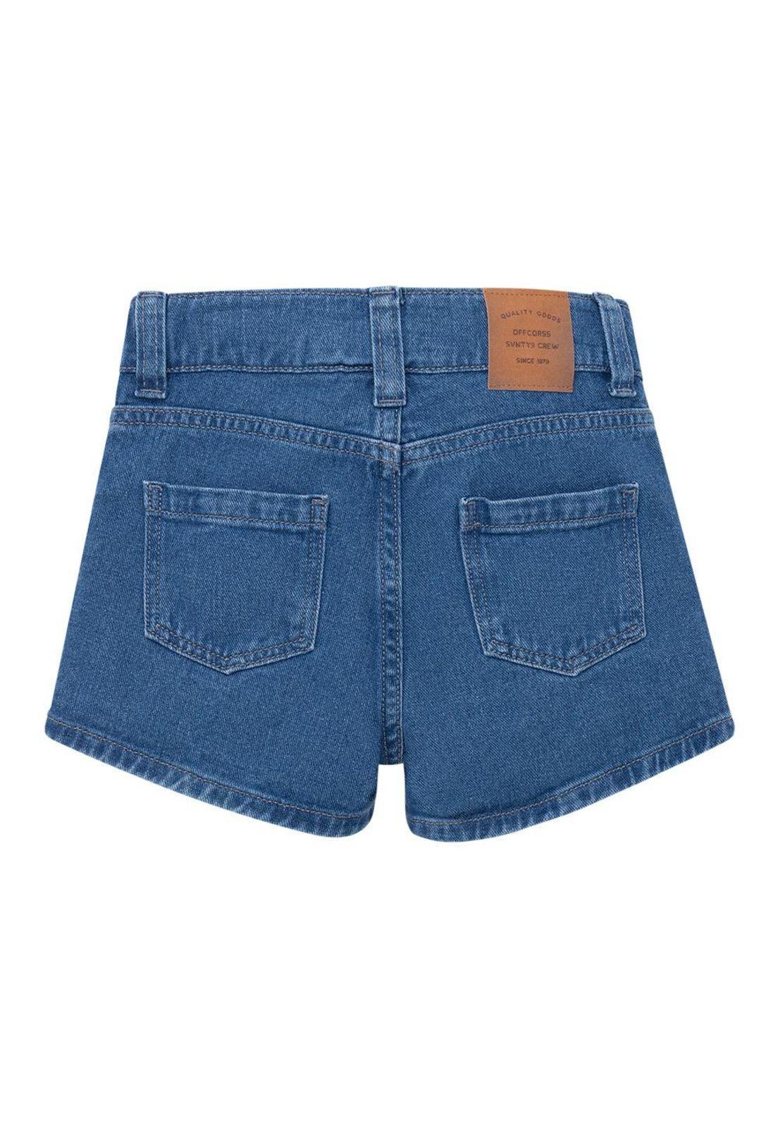 Short con pañoleta para bebé niña-1