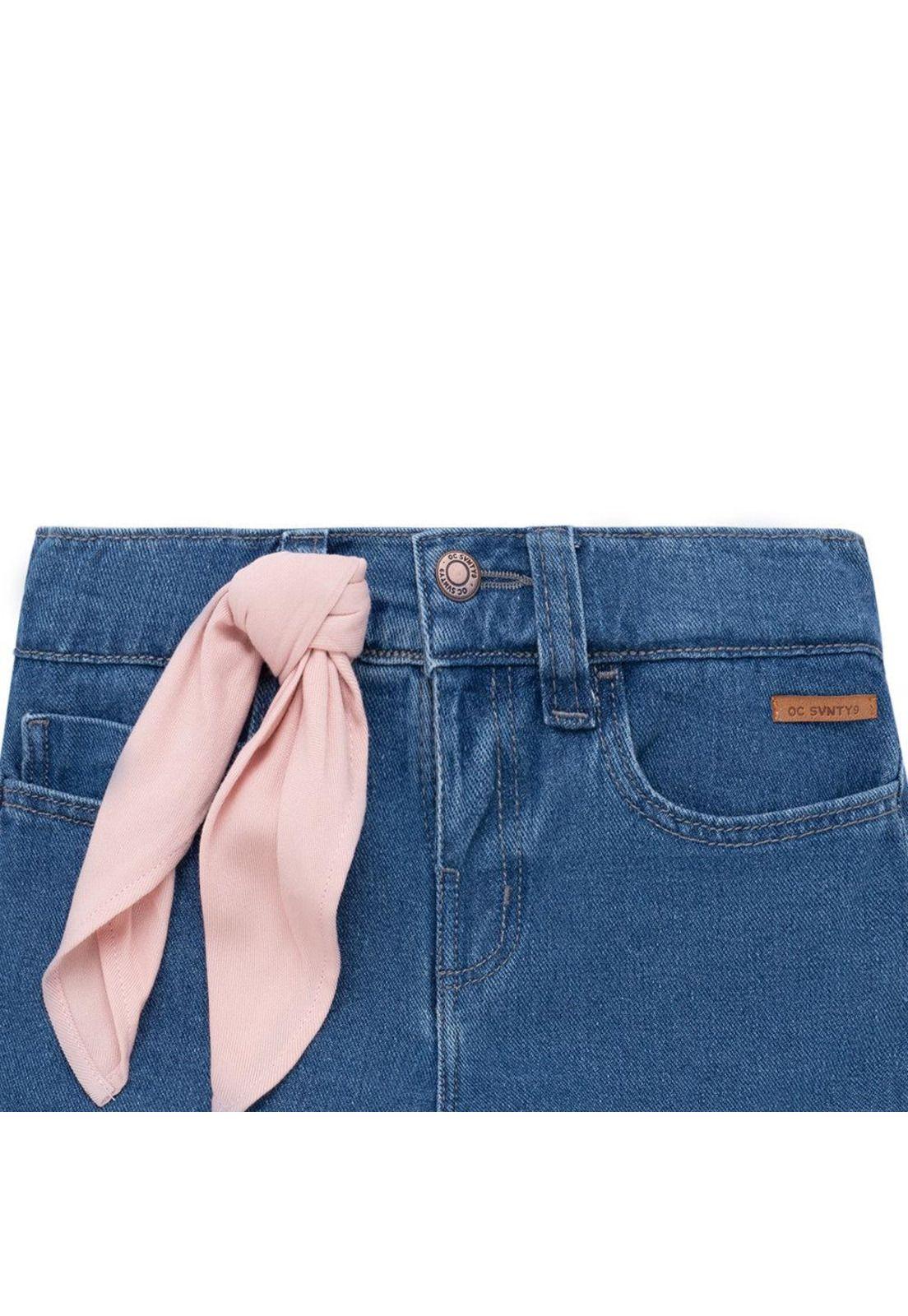 Short con pañoleta para bebé niña-2